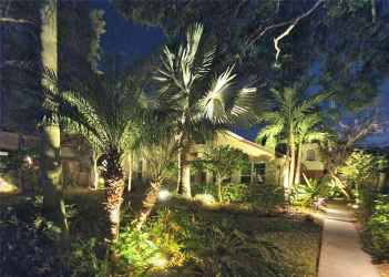 Night View of Front of Home
