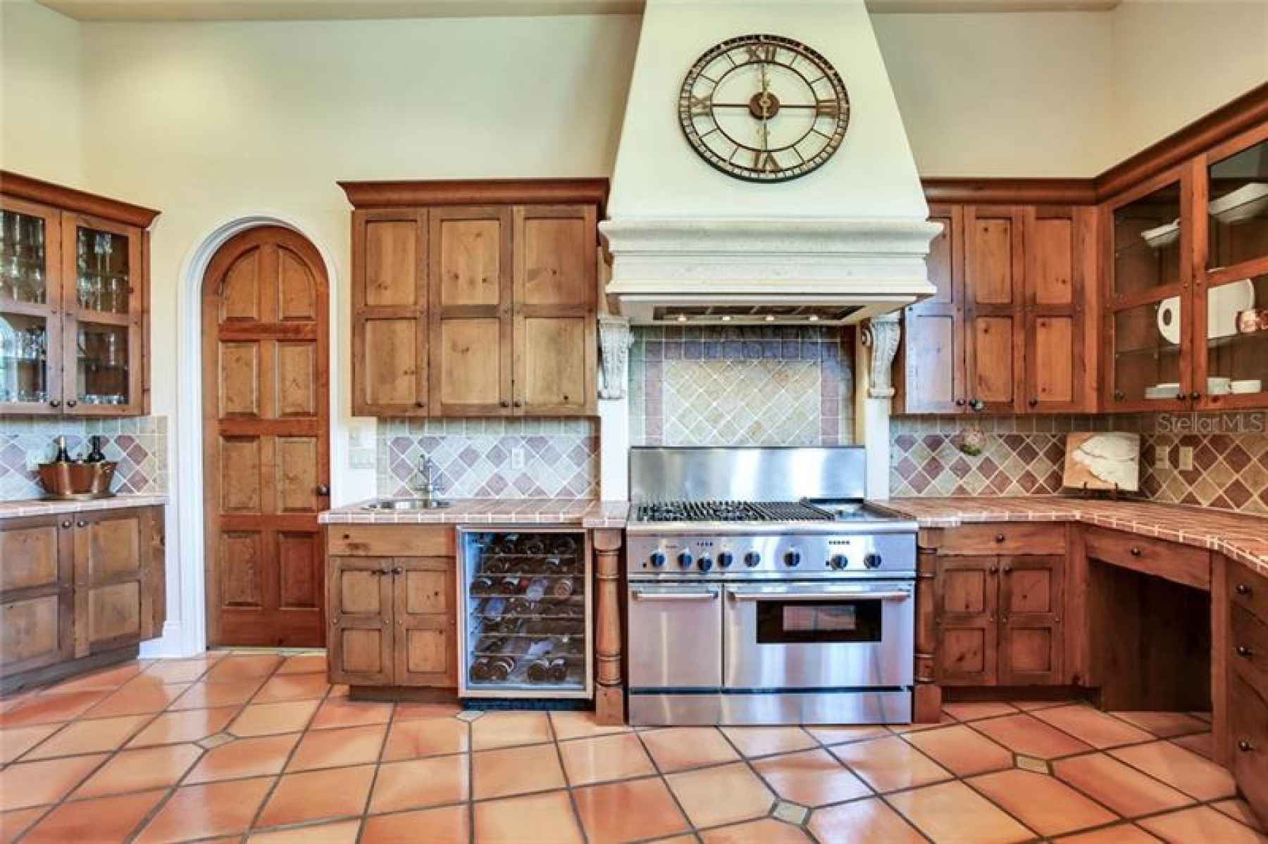 Kitchen with upscale appliances