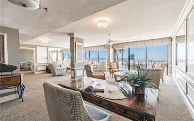 Enjoy the waterfront community club room, space to relax or have group gatherings