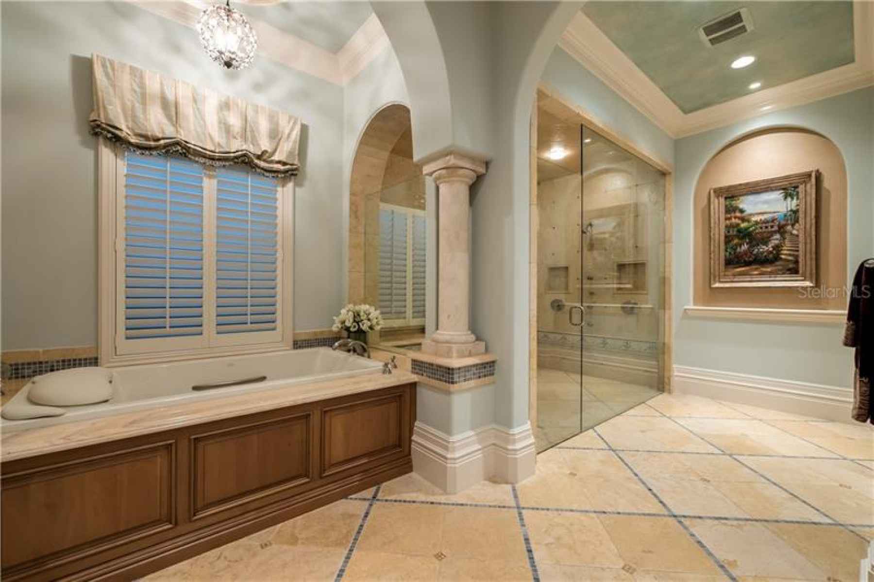 Soaking Tub and Walk-In Shower for Ultimate Relaxation