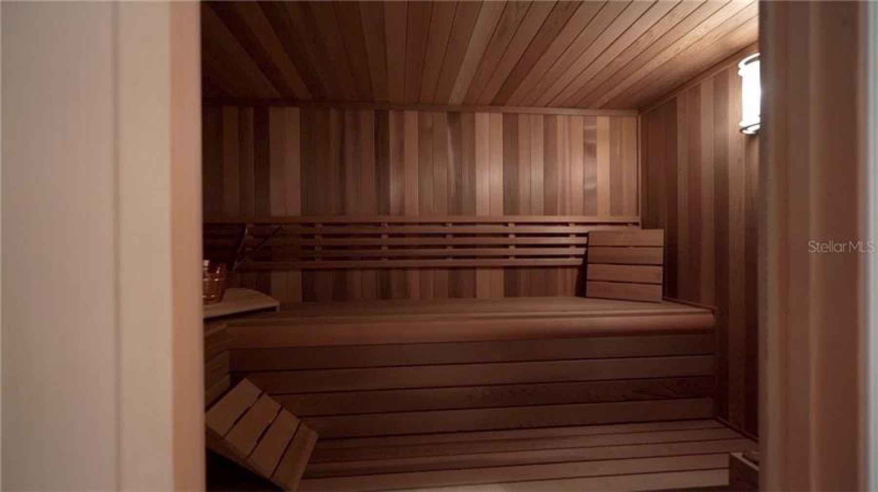 Sauna in Fitness Full Bathroom