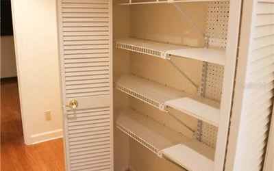 One of 2 pantry closets