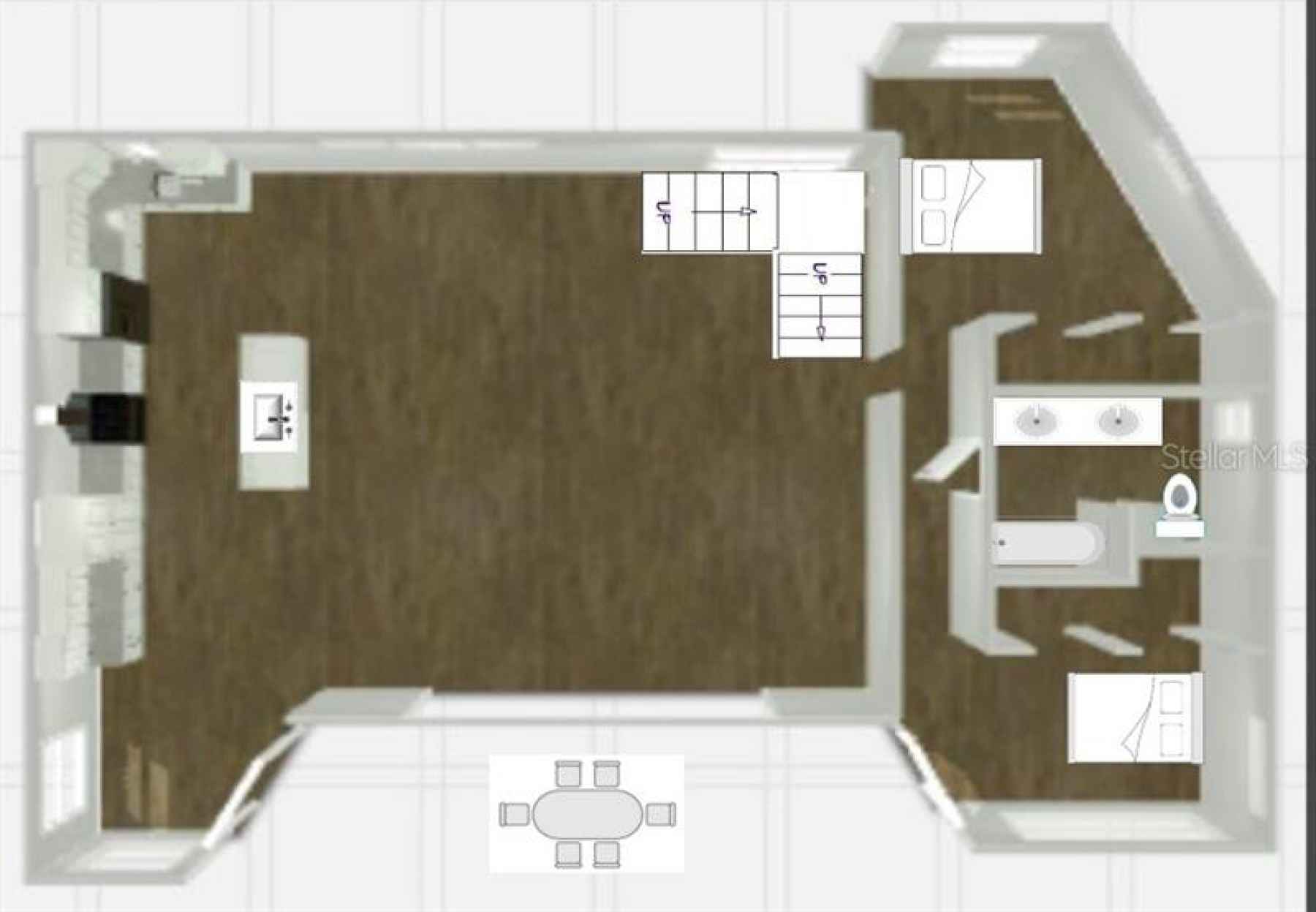 Main level layout