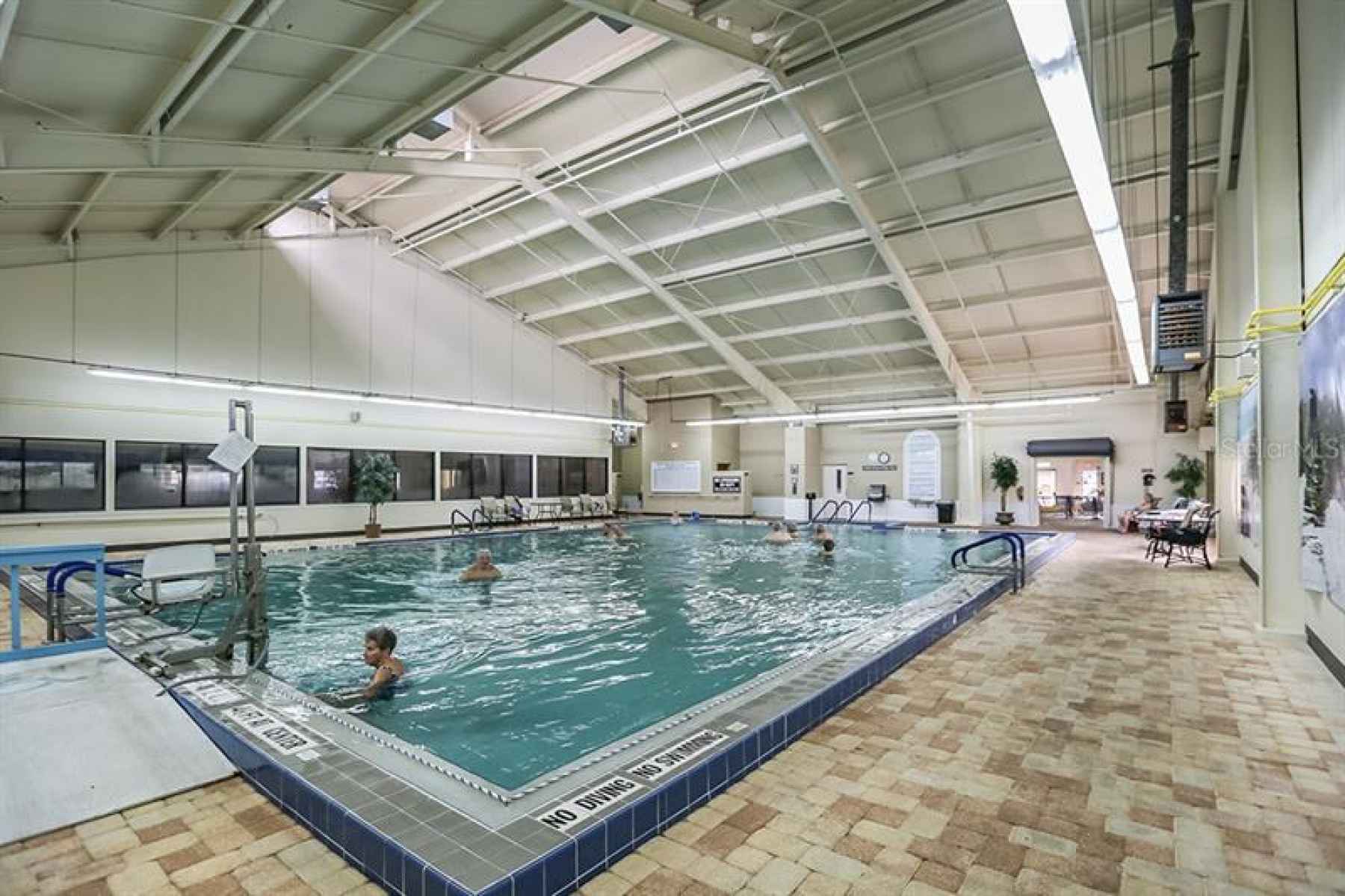 Sun City Center Association Indoor Walking Pool Complex.