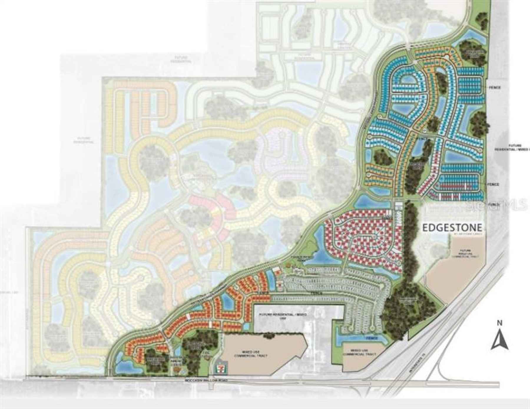 Site Map for Eave's Bend at Artisan Lakes