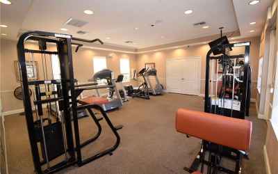 Fitness center at the clubhouse.