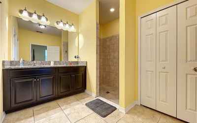 Master Bathroom with a Walk in Shower