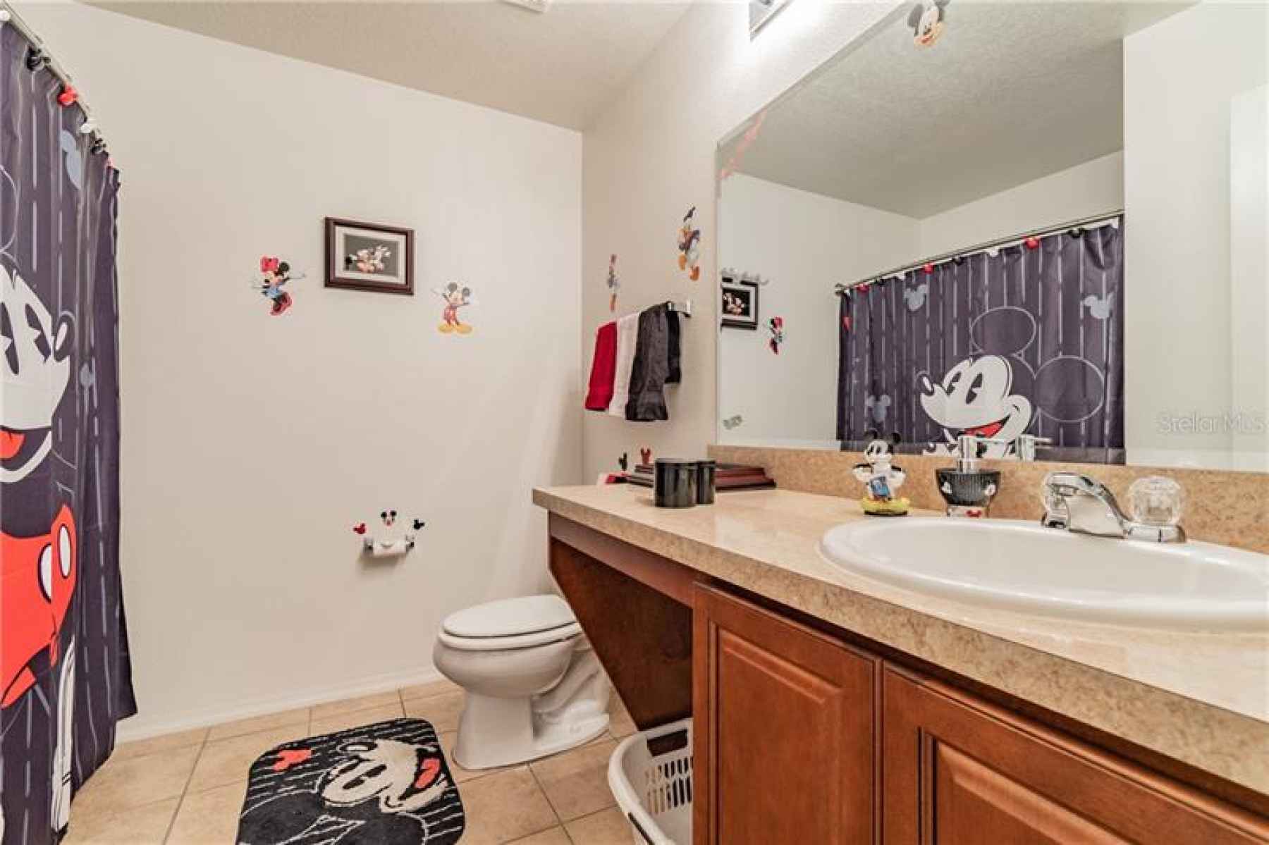 Guest Bathroom with a little more Mickey Mouse