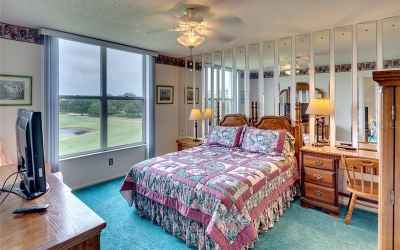 Wake up everyday to this view looking out at the golf course and pond.