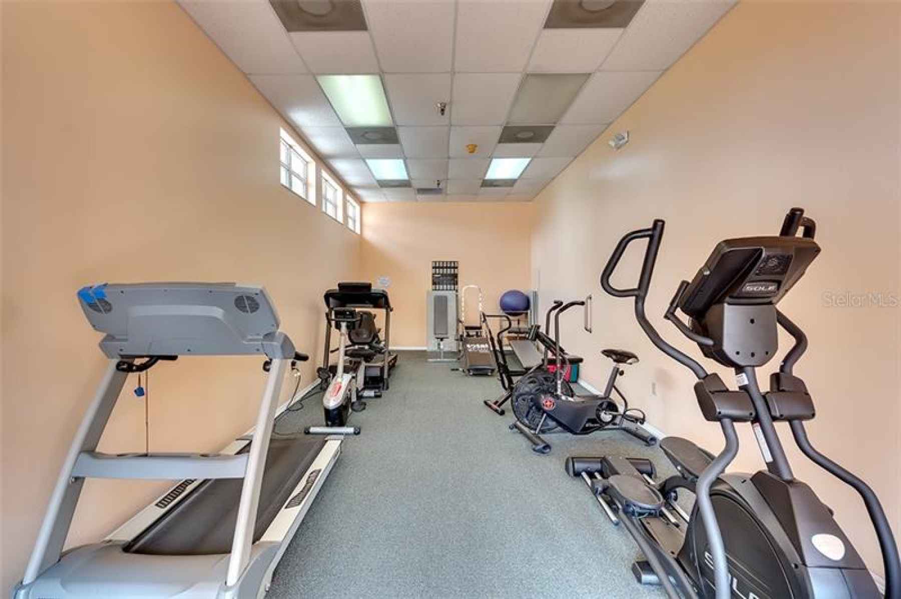 Fitness center for all the residents.