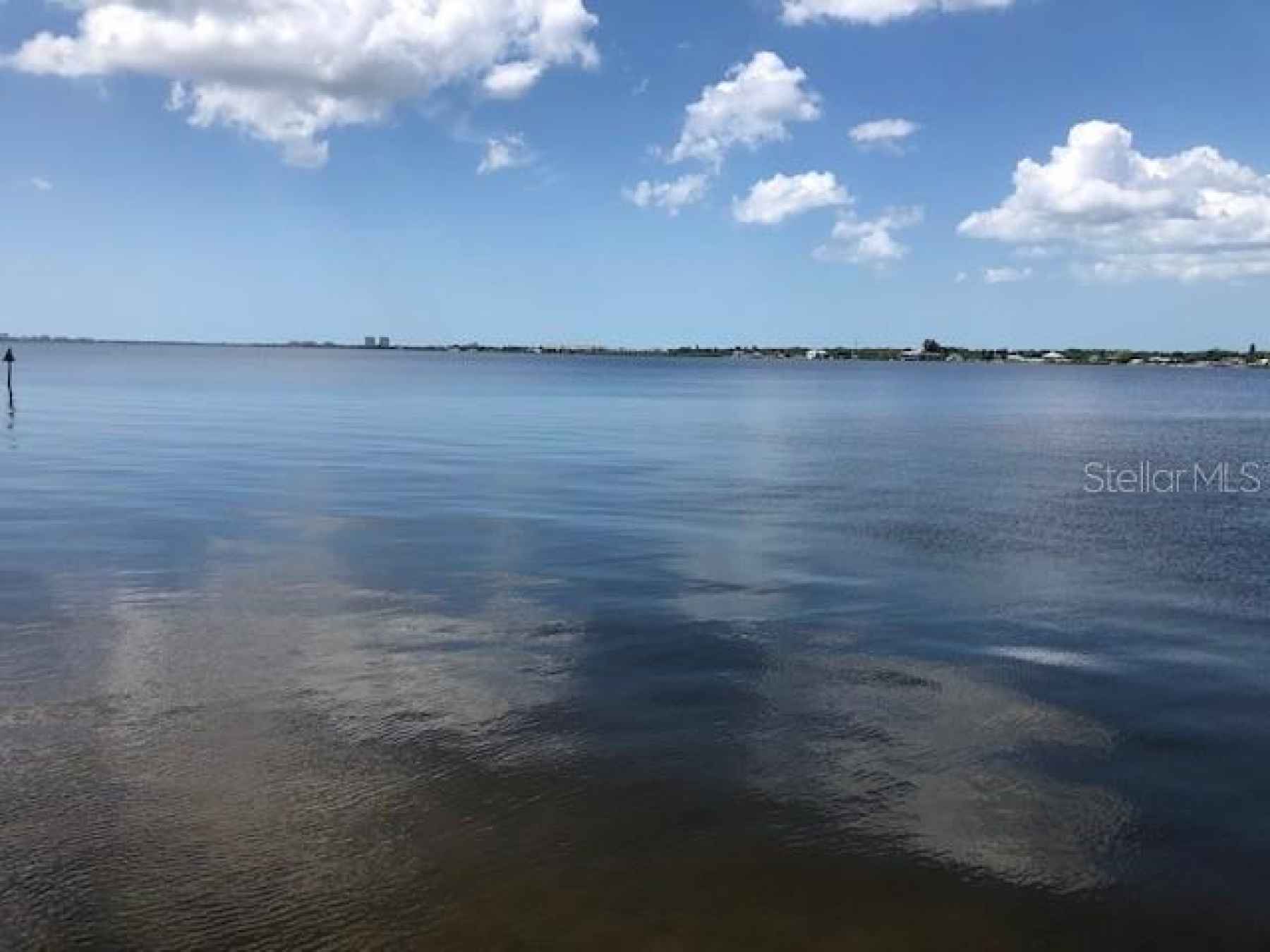 View of the Manatee River behind your home...it's almost a mile wide here.