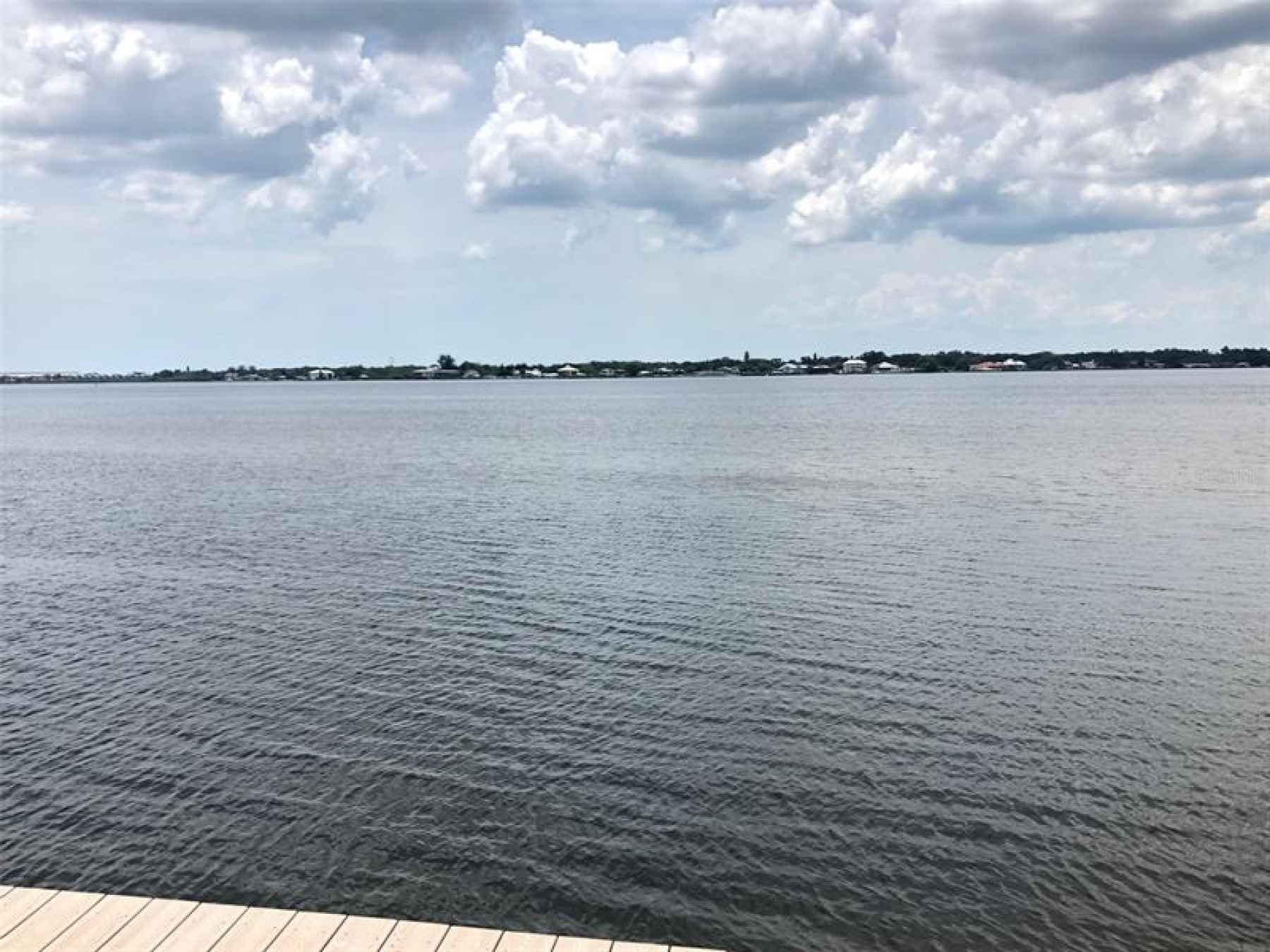 The Manatee River behind your home.