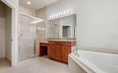 MASTER BATHROOM WITH SHOWER STALL