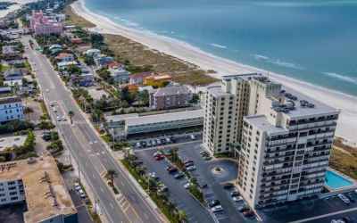 The San Seair is a highly sought out beach-front condominium on St. Pete Beach