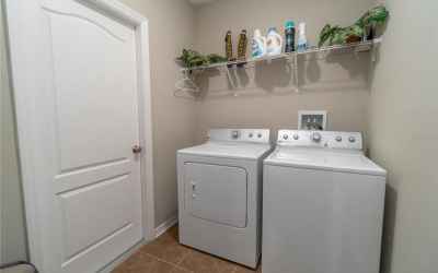 Laundry Room with Entrance from the two Car Garage