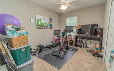 Third Bedroom used by tenant as workout room