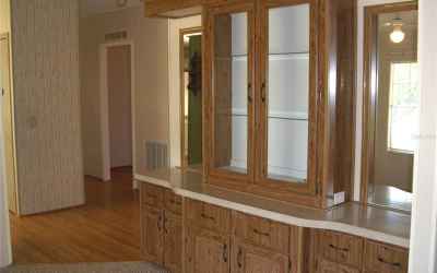 BUILT IN CABINET IN DINING ROOM
