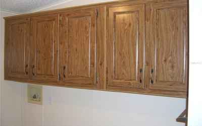 GREAT EXTRA STORAGE IN LAUNDRY ROOM
