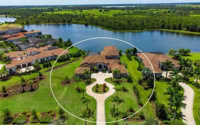 Oversized lot (1.46 acres) with stunning lake and preserve views
