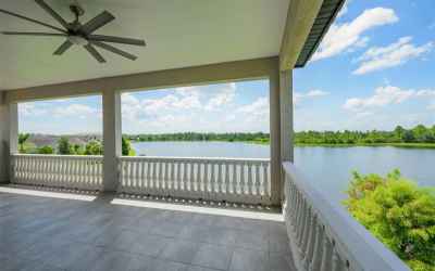 Large balcony with upgraded fans and stunning views