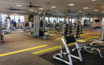 ENJOY THE STATE-OF-THE-ART FITNESS FACILITY. MANY CLASSES OFFERED TOO!
