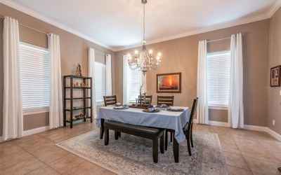Beautiful formal dining room large enough for entire extended family or entertain your friends measu