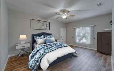 IN-LAW MASTER BEDROOM - VIRTUALLY STAGED