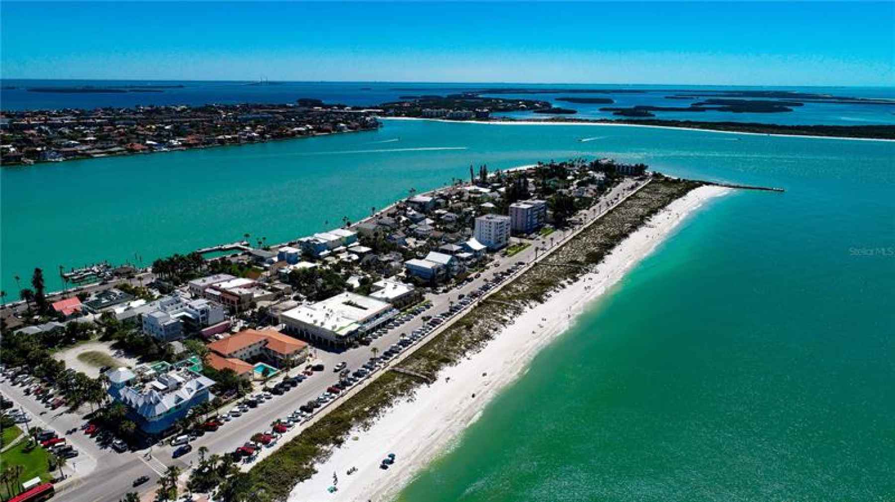 Aerial View of Pass-a-Grille Beach