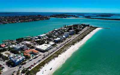 Aerial View of Pass-a-Grille Beach