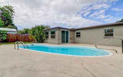 Spacious Fenced In back yard with Pool and Large Deck Area