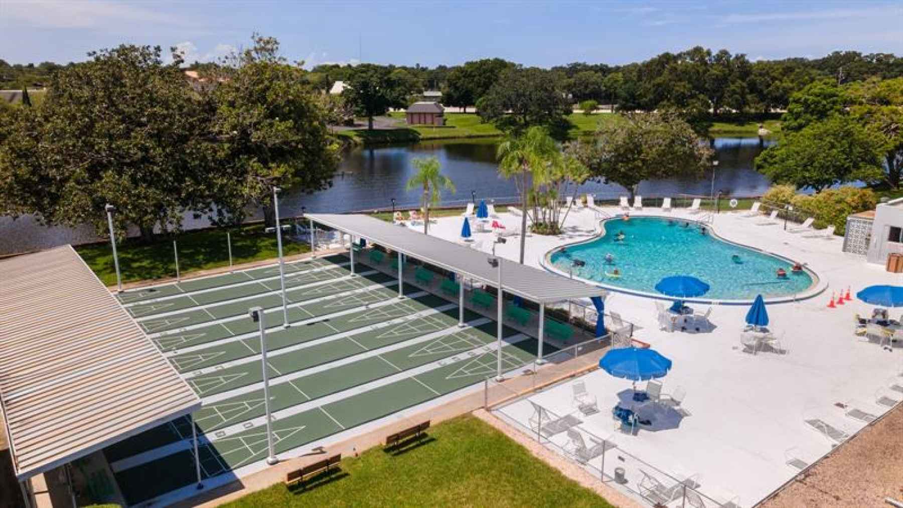 Shuffle Board Courts and Community Pool/Spa