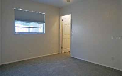 4th bedroom - new carpet and fresh paint, new fan/light, it also has a walk-in closet