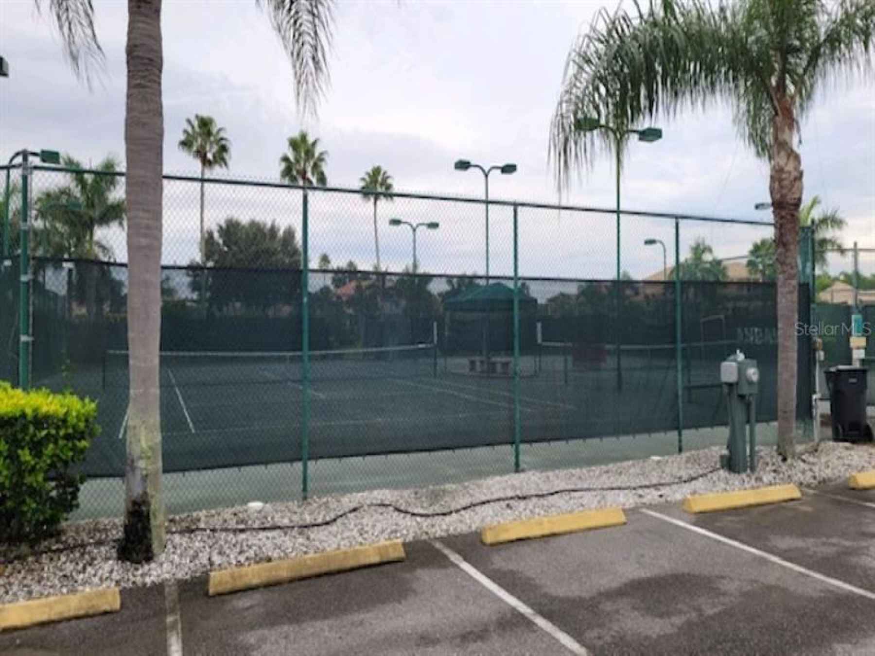 Tennis Courts Across The Street From Home