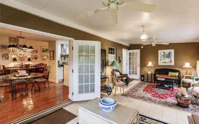 French Doors open onto Enclosed Lanai/Florida room