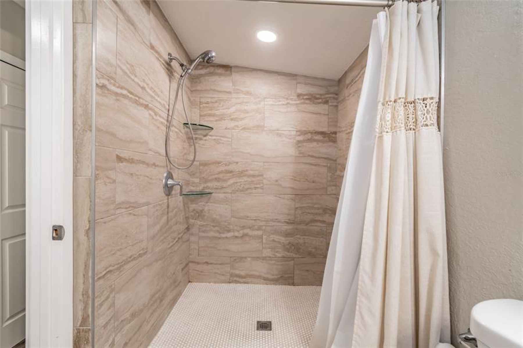 oversized master shower