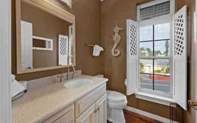 POWDER ROOM ON MAIN FLOOR