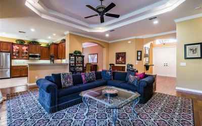 Great Room features a double Tray ceiling.