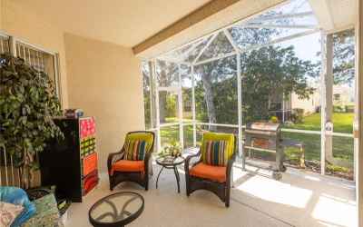 Lanai with access to the master bedroom and living area