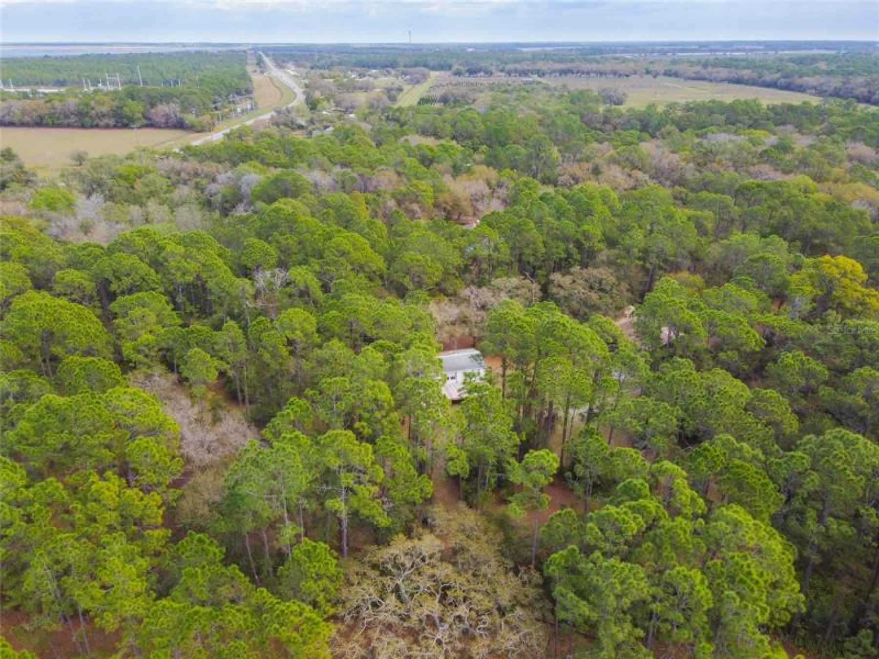 Aerial of the 10.46 acres.