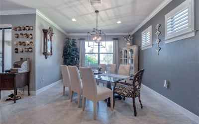 Dining Room features Recessed Lighting & Ample Windows