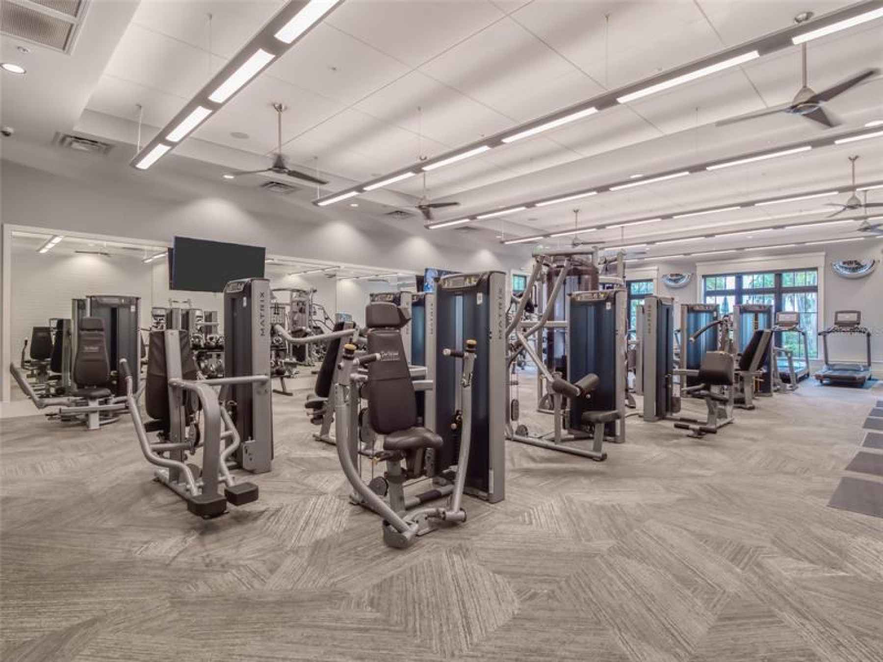 The Fitness Center offers a Room with Exercise Classes as well as machines