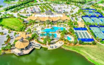 Del Webb Amenity Complex offers it all - resort pools/spa, tennis, pickle ball, bocce, dining and th