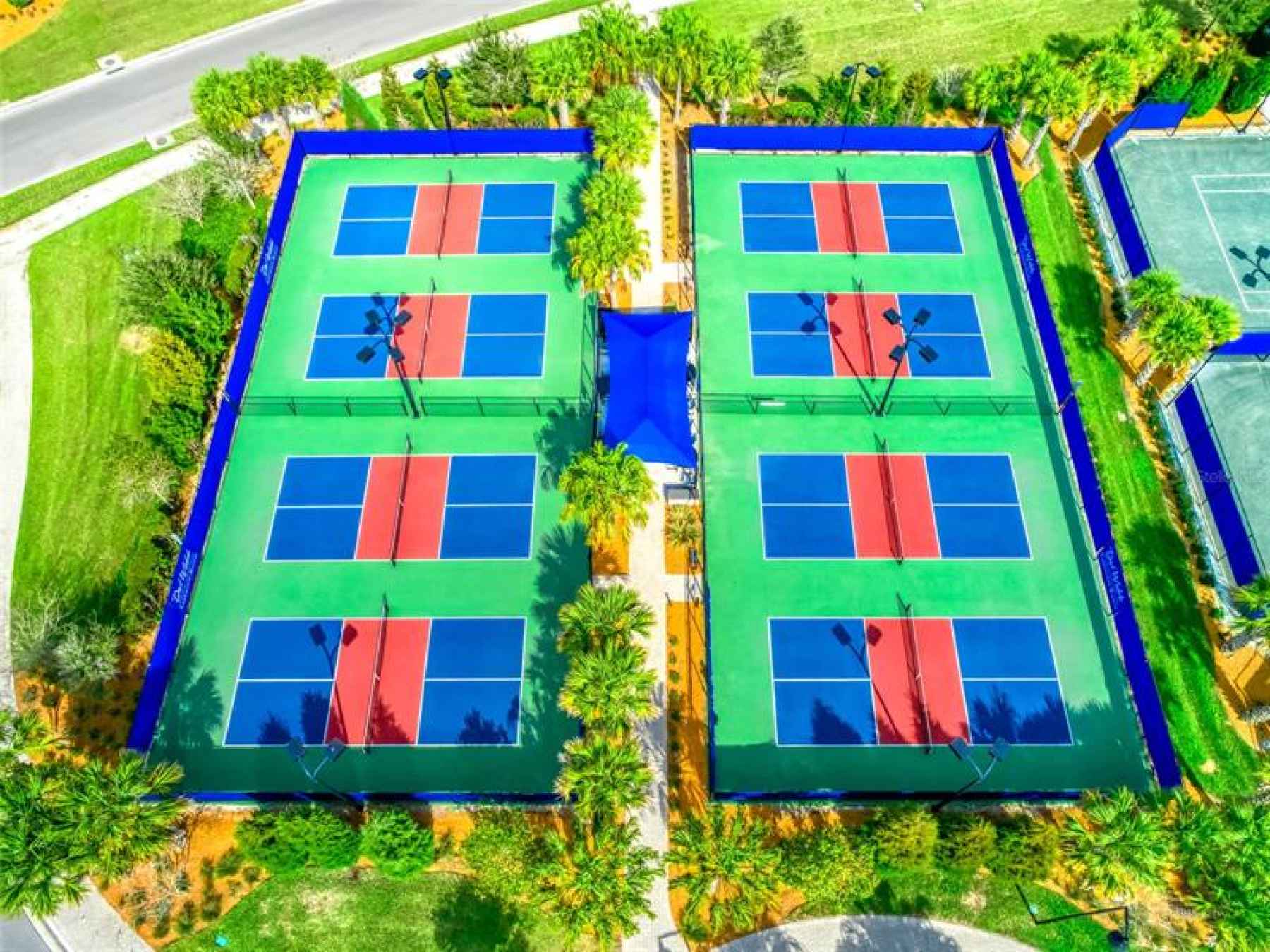 Play on 8 Pickle Ball Courts