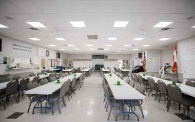 Banquet room featuring a variety of resident events