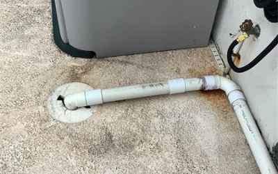 Modified plumbing direct to sewer drain line