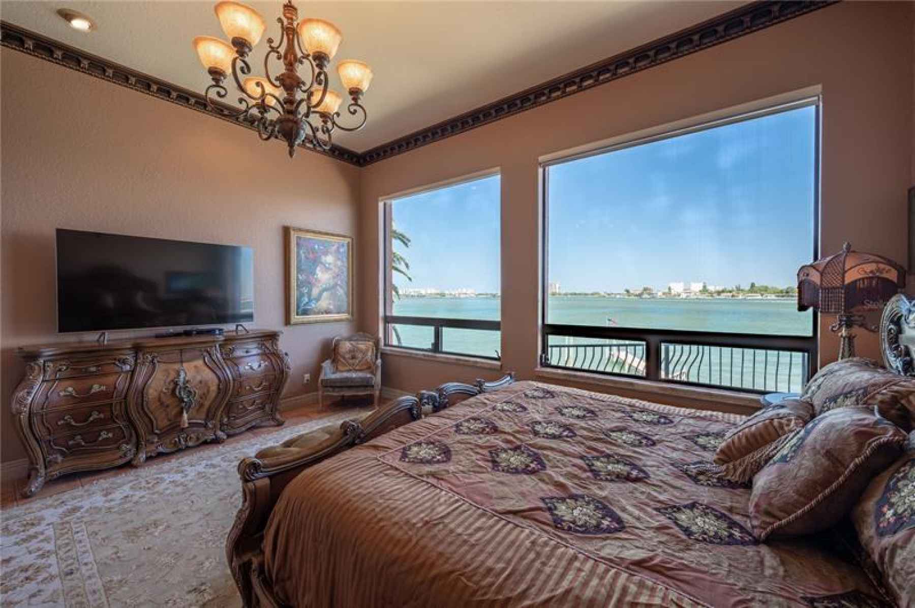 Master Bedroom w/Amazing Water View!