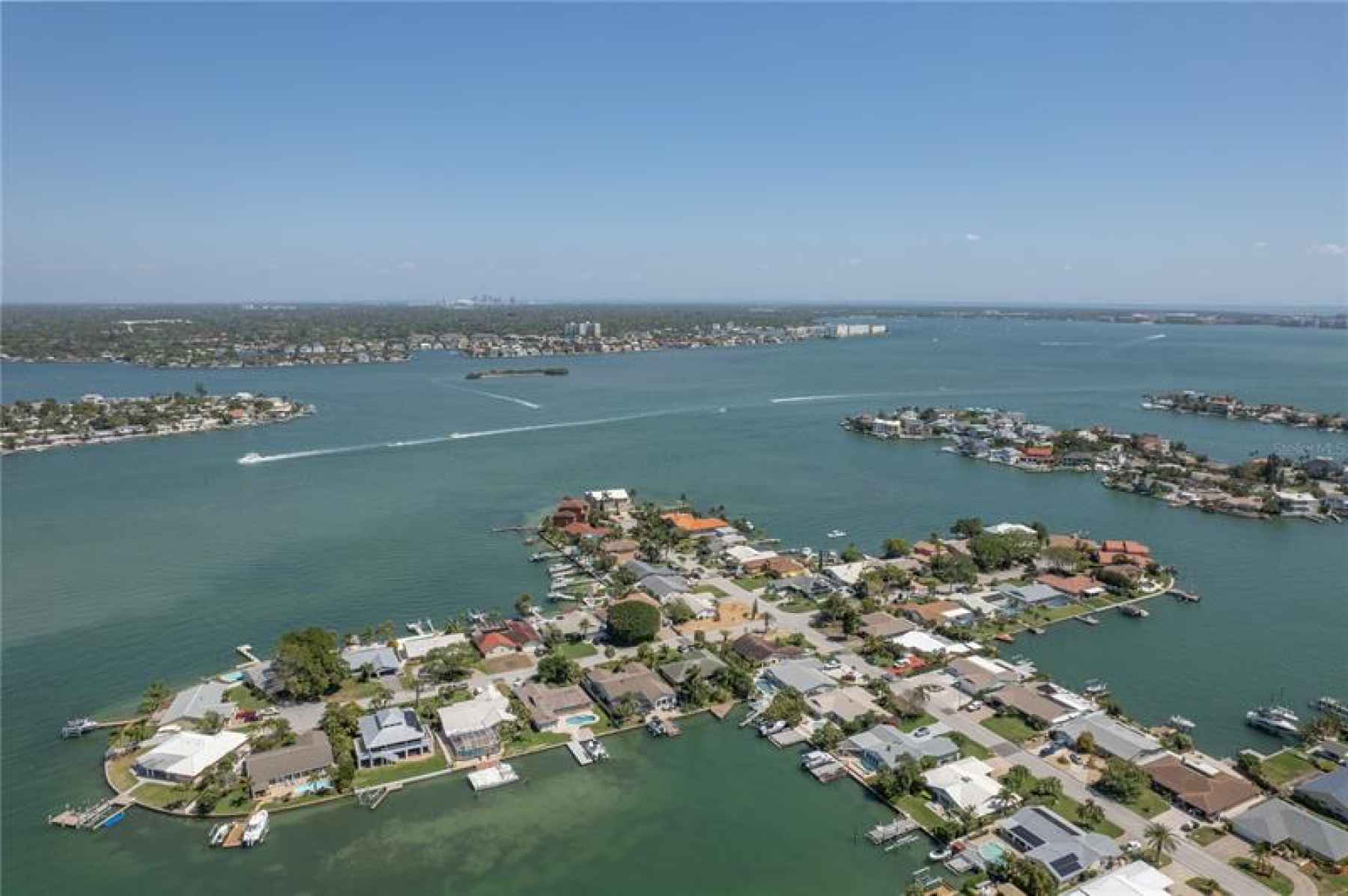 Aerial From Gulf Blvd toward Property!