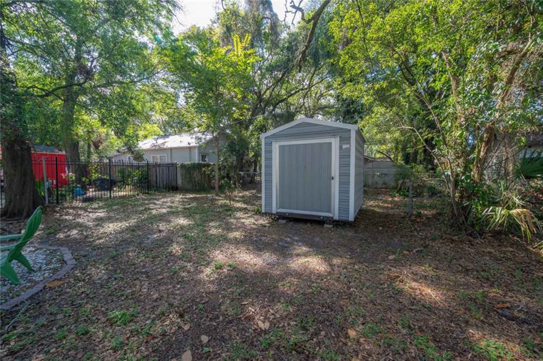 Large Shed in backyard