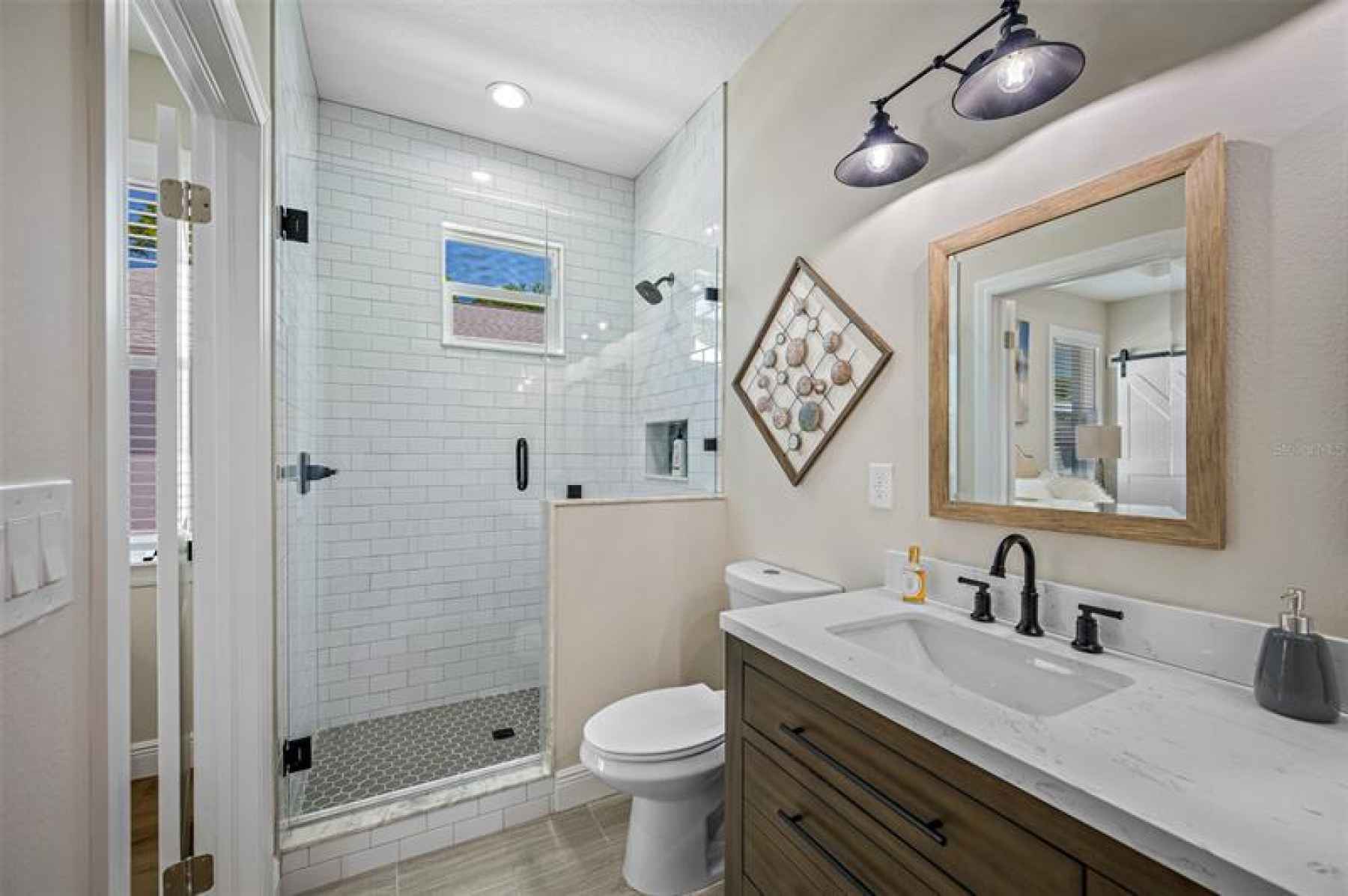 Master Shower and Dual Vanity