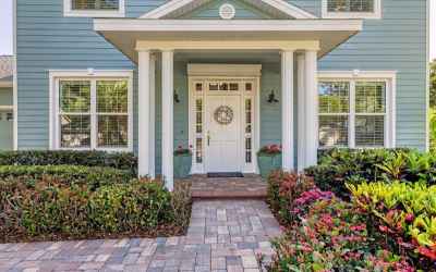 Crisp curb appeal with full hurricane protection